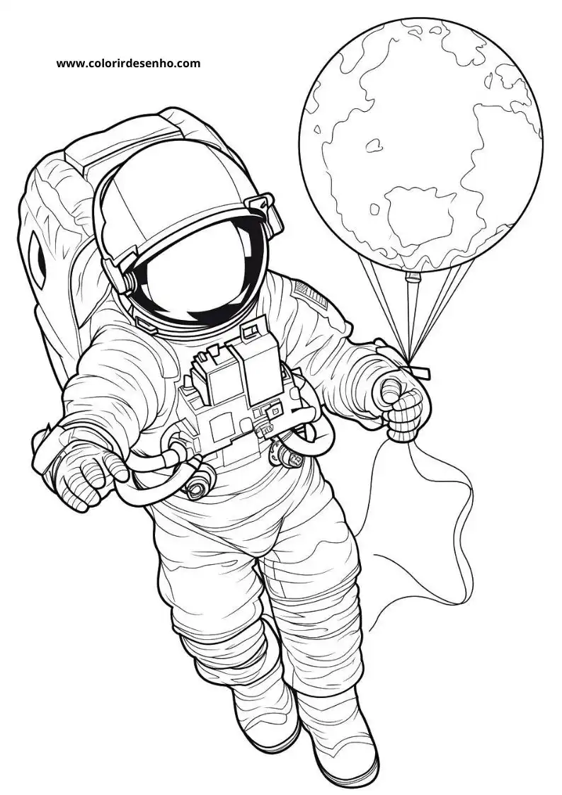 Astronaut to Color 12