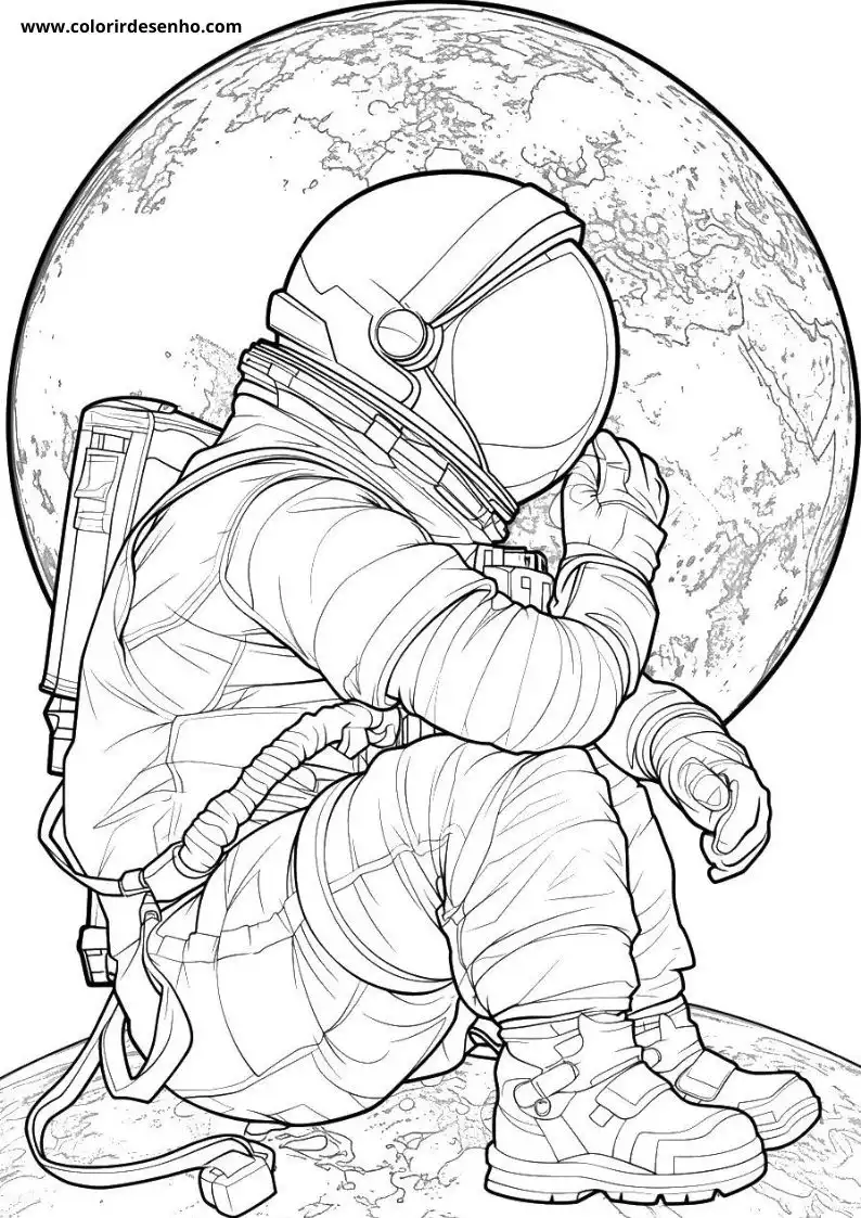 Astronaut to Color 73