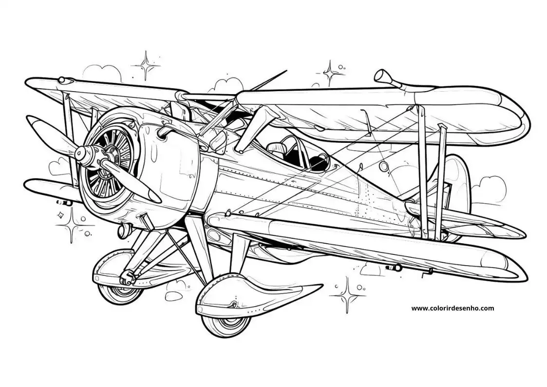 Avião para Pintar 40