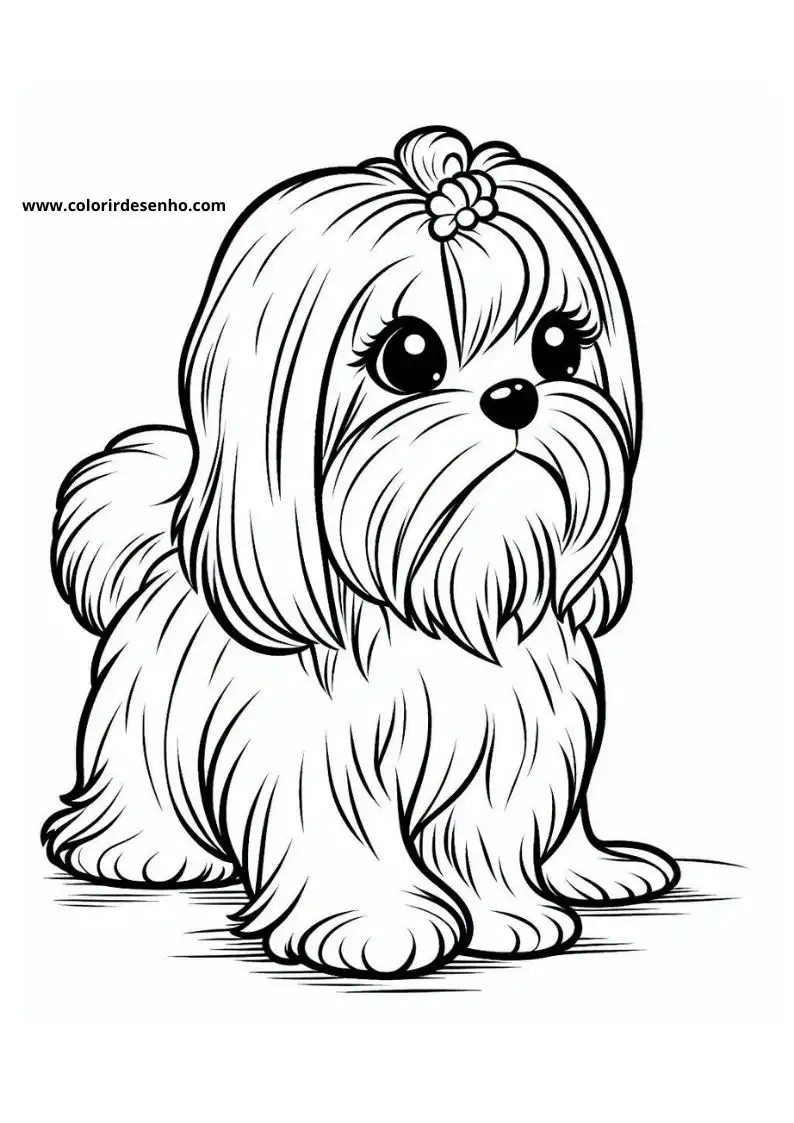 Puppy and Dog Coloring Pages 100