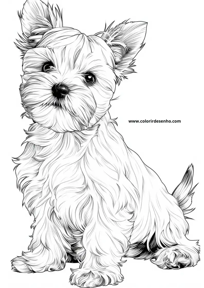 Puppy and Dog Coloring Pages 14