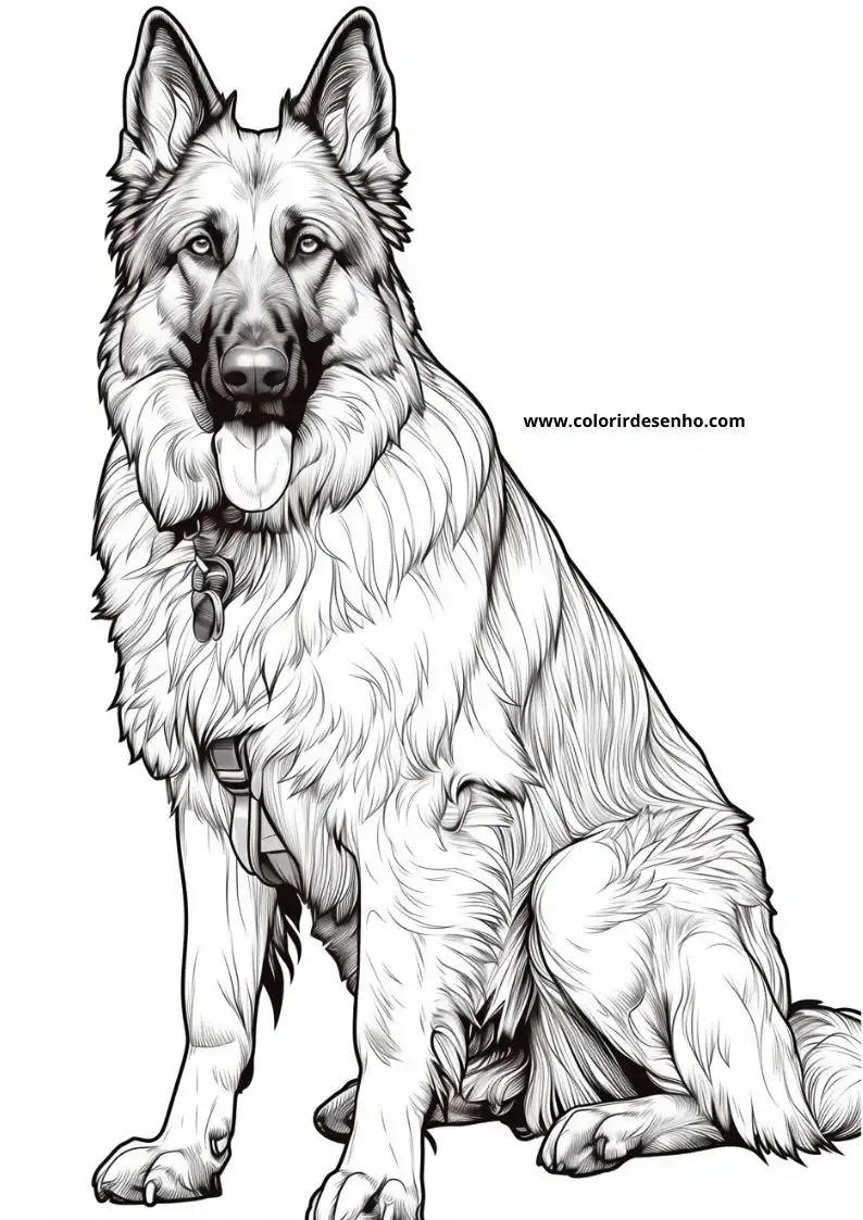 Puppy and Dog Coloring Pages 17