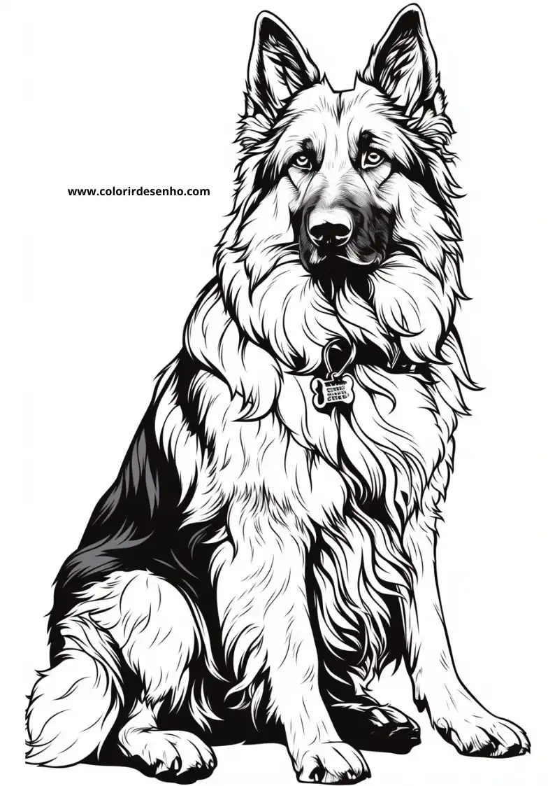 Puppy and Dog Coloring Pages 18