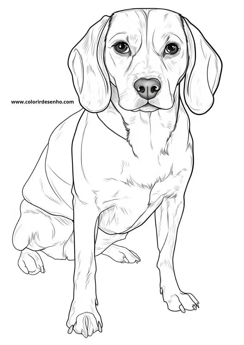 Puppy and Dog Coloring Pages 28