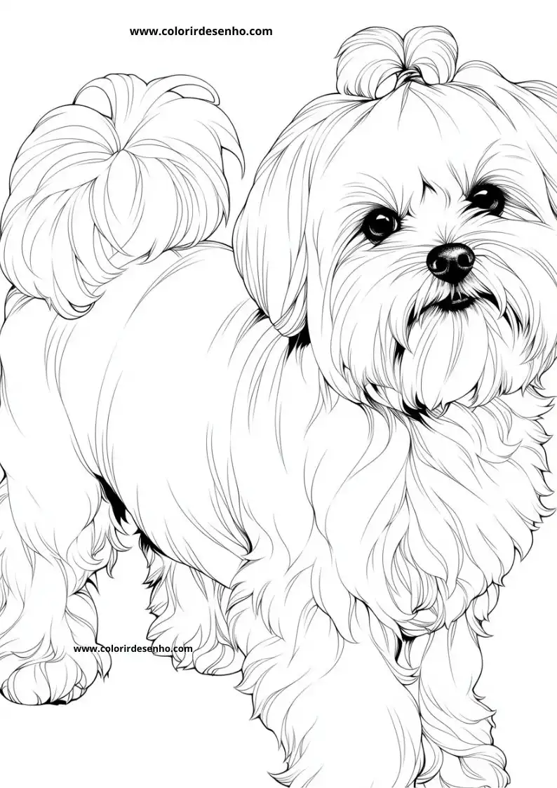 Puppy and Dog Coloring Pages 32