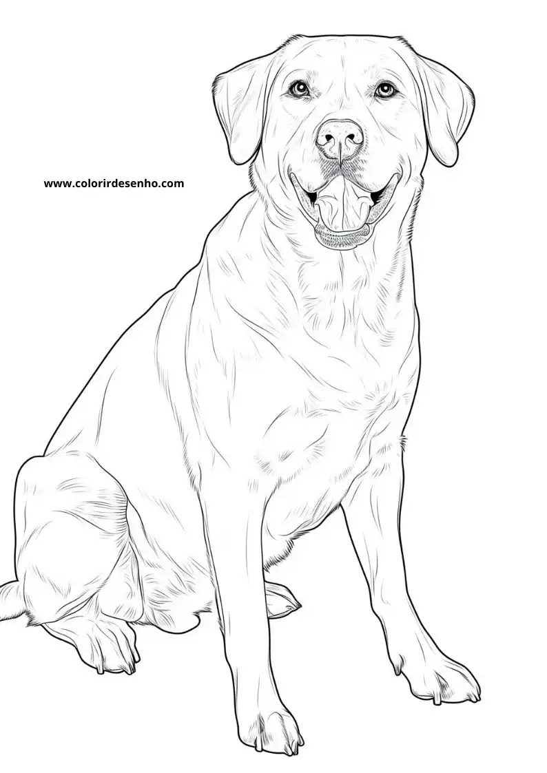 Puppy and Dog Coloring Pages 34