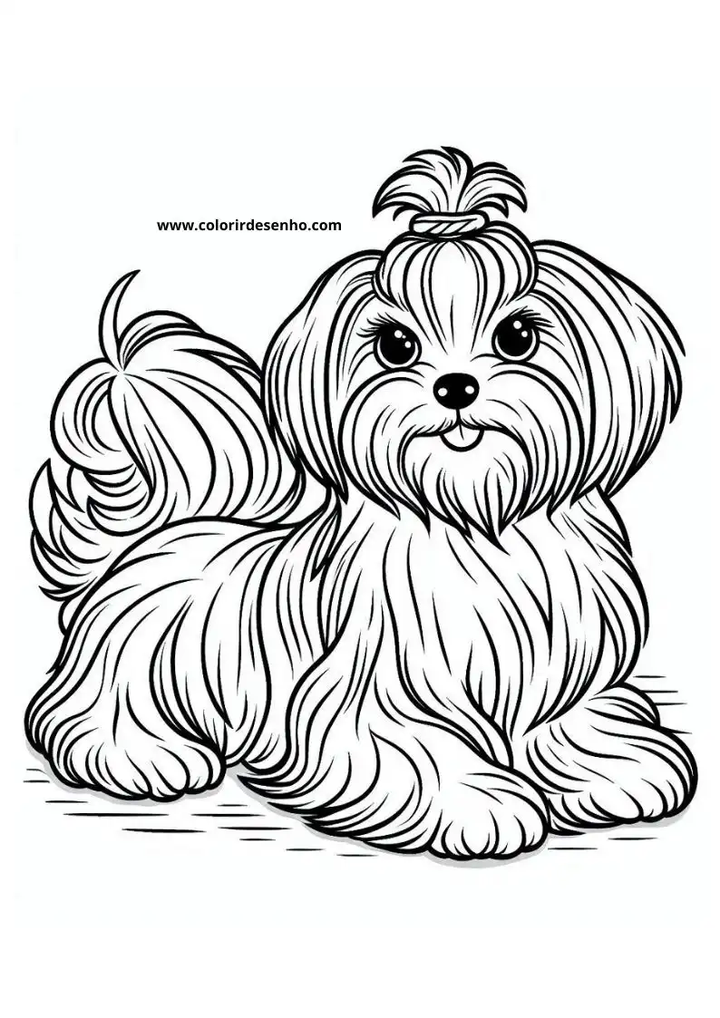 Puppy and Dog Coloring Pages 99