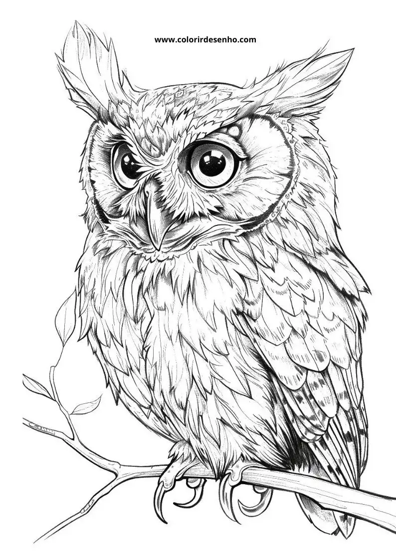 Owl Coloring Pages 102