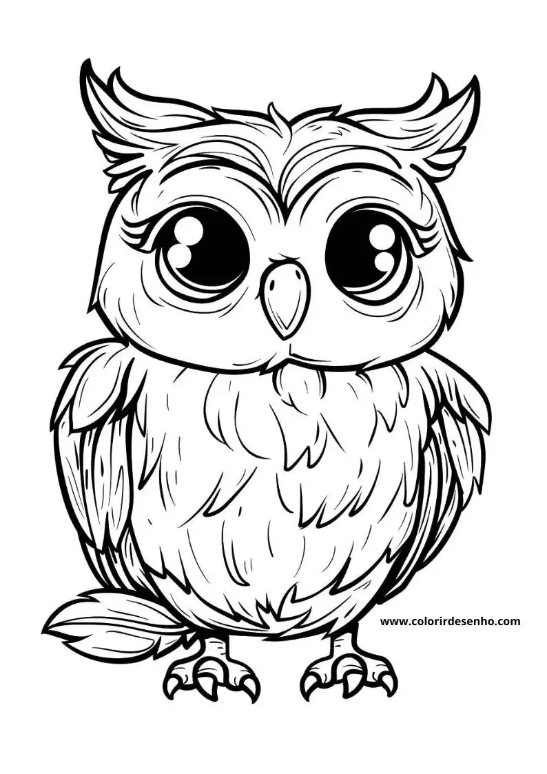 Owl Coloring Pages 16