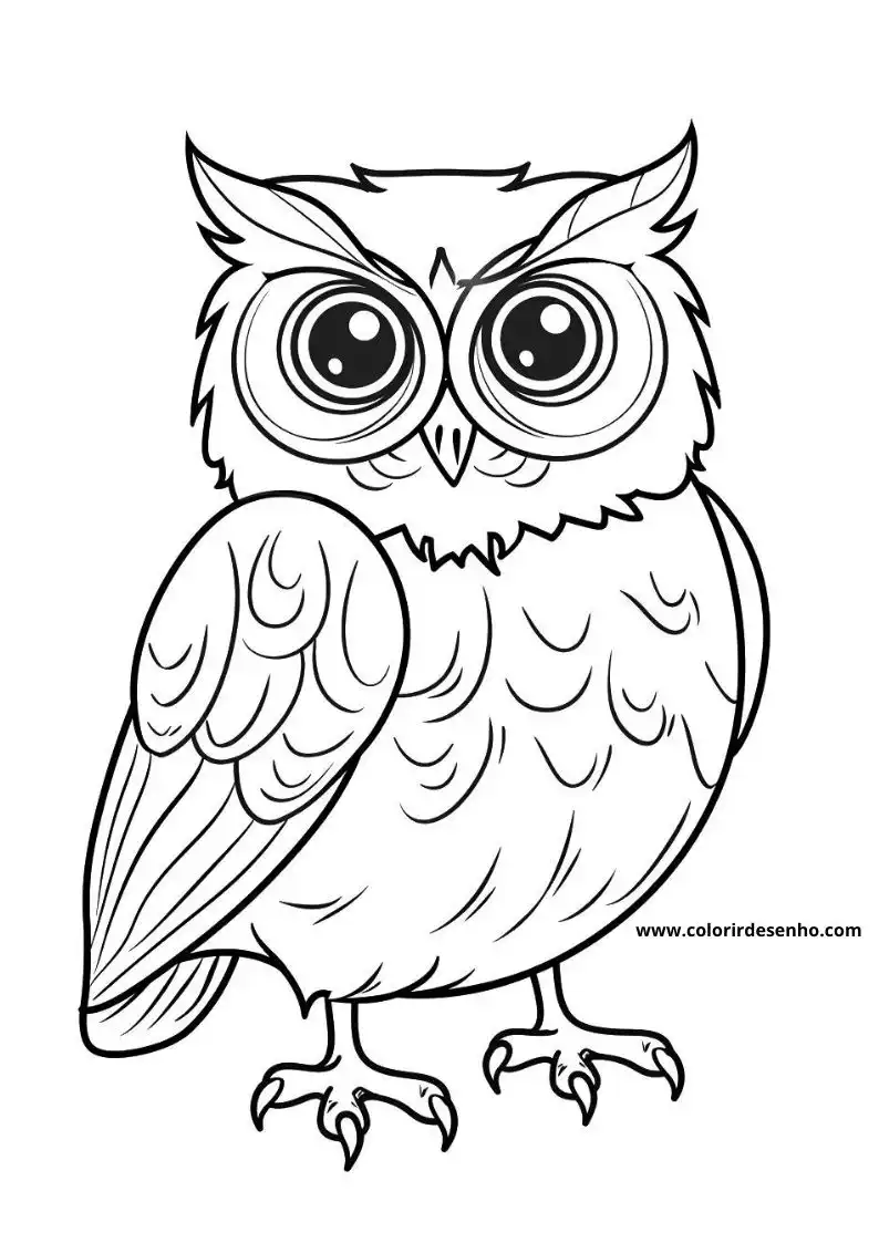 Owl Coloring Pages 17