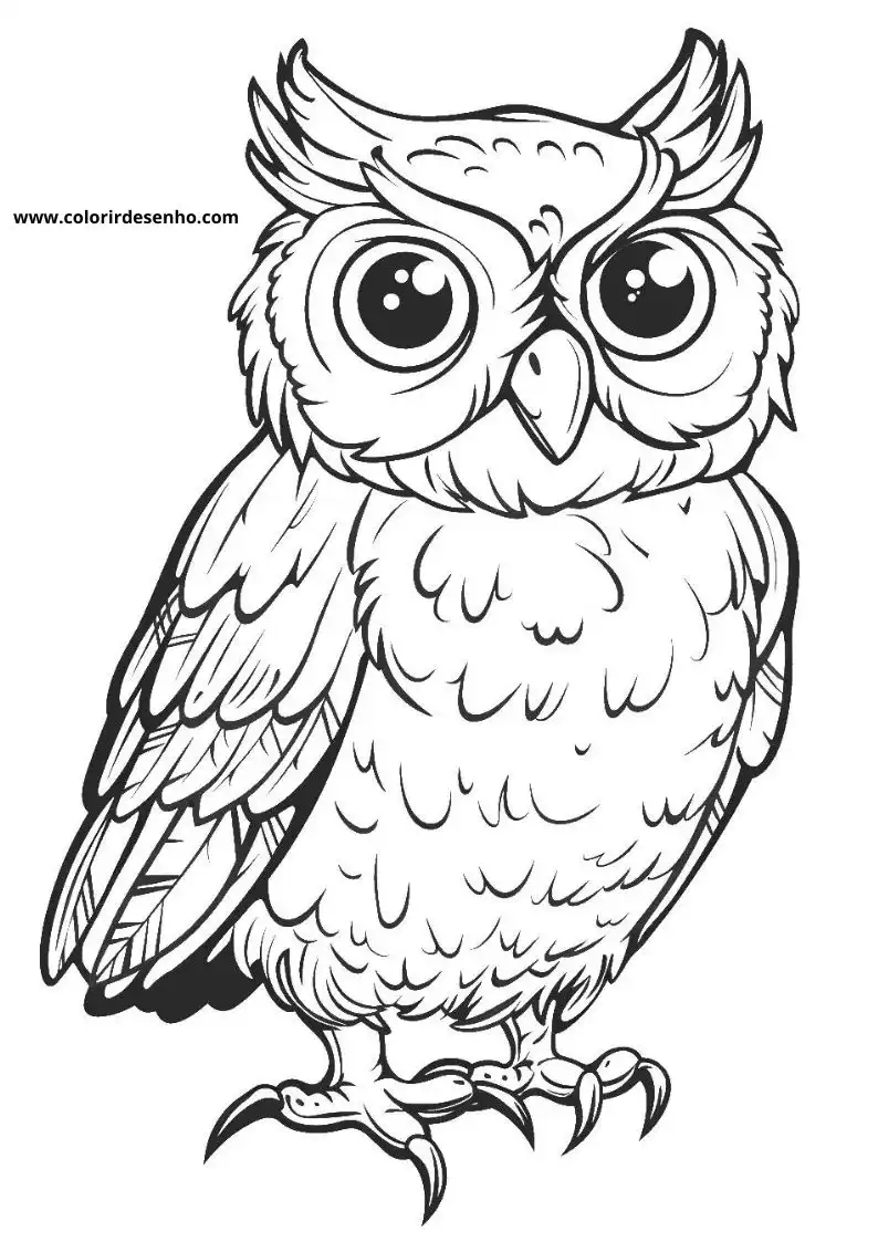 Owl Coloring Pages 19