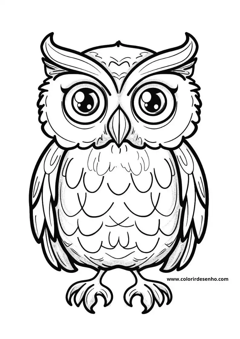 Owl Coloring Pages 20