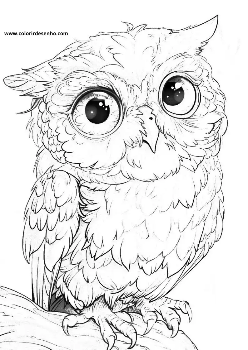 Owl Coloring Pages 21