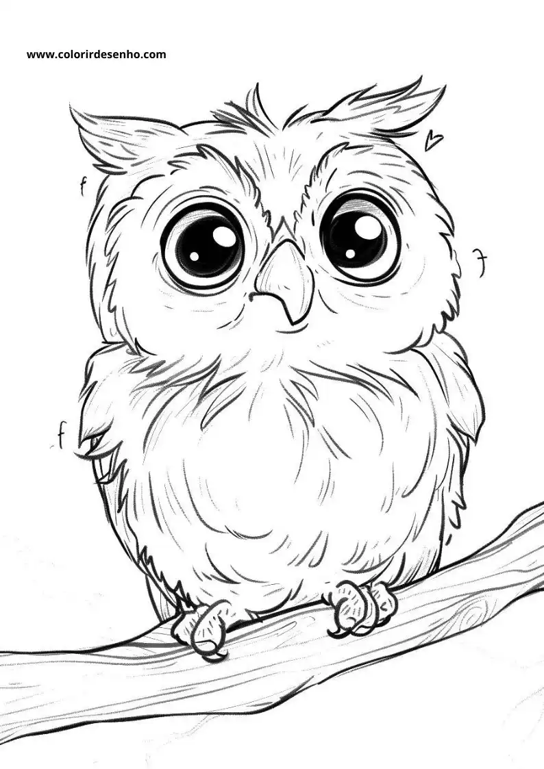 Owl Coloring Pages 26