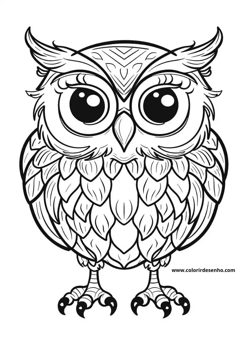 Owl Coloring Pages 27