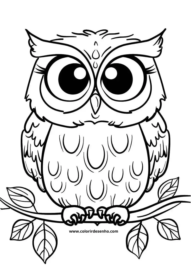 Owl Coloring Pages 30