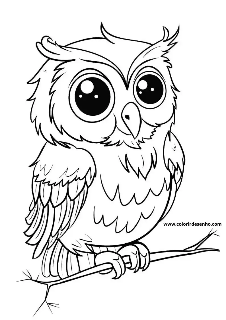 Owl Coloring Pages 36