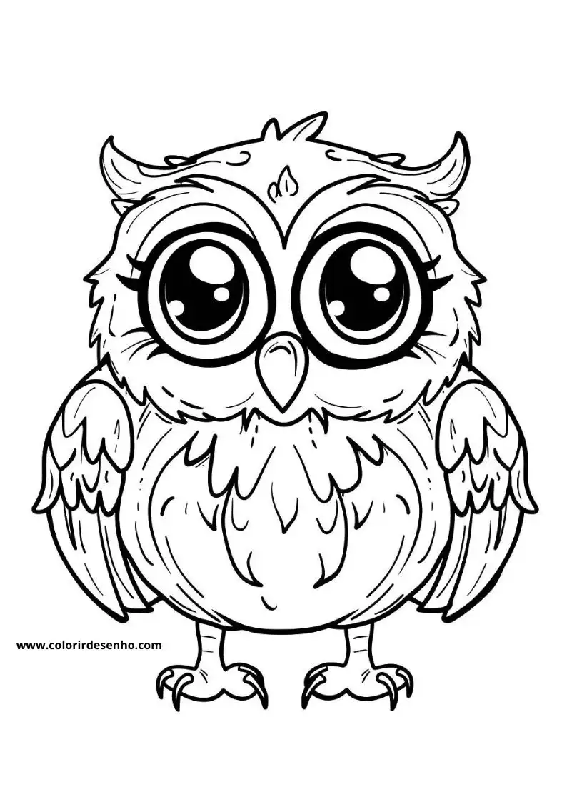 Owl Coloring Pages 40