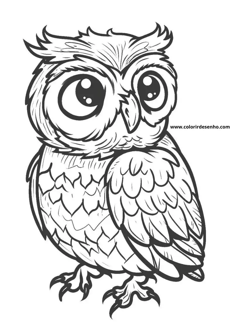 Owl Coloring Pages 51