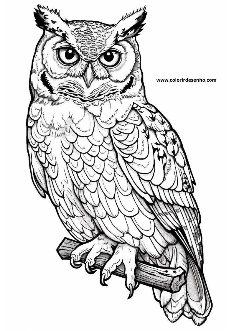 Owl Coloring Pages 57