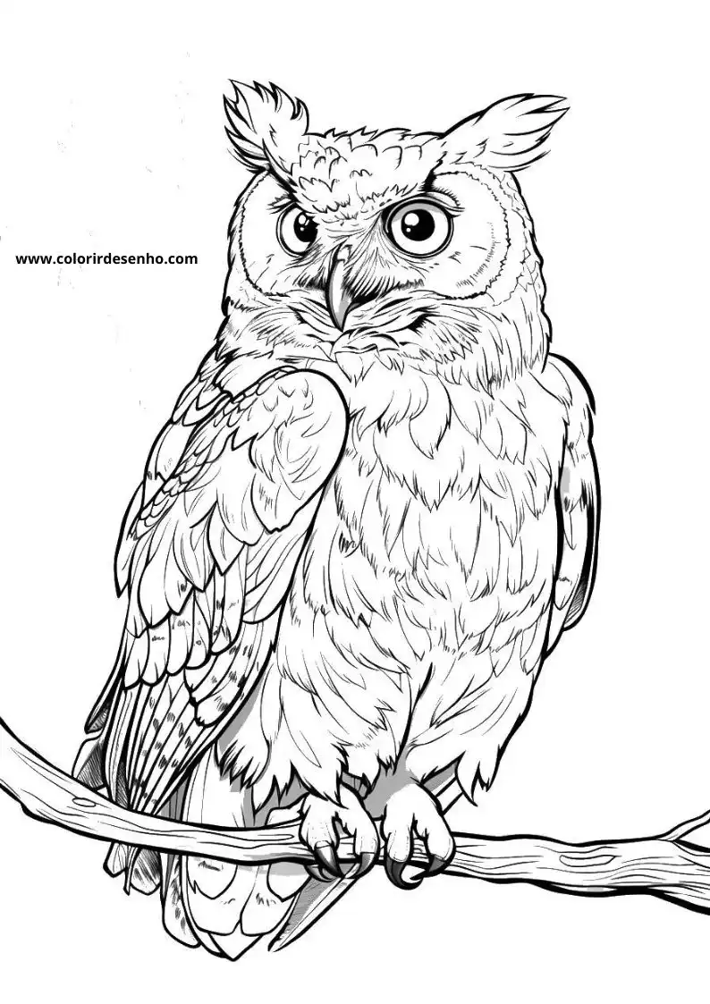 Owl Coloring Pages 58