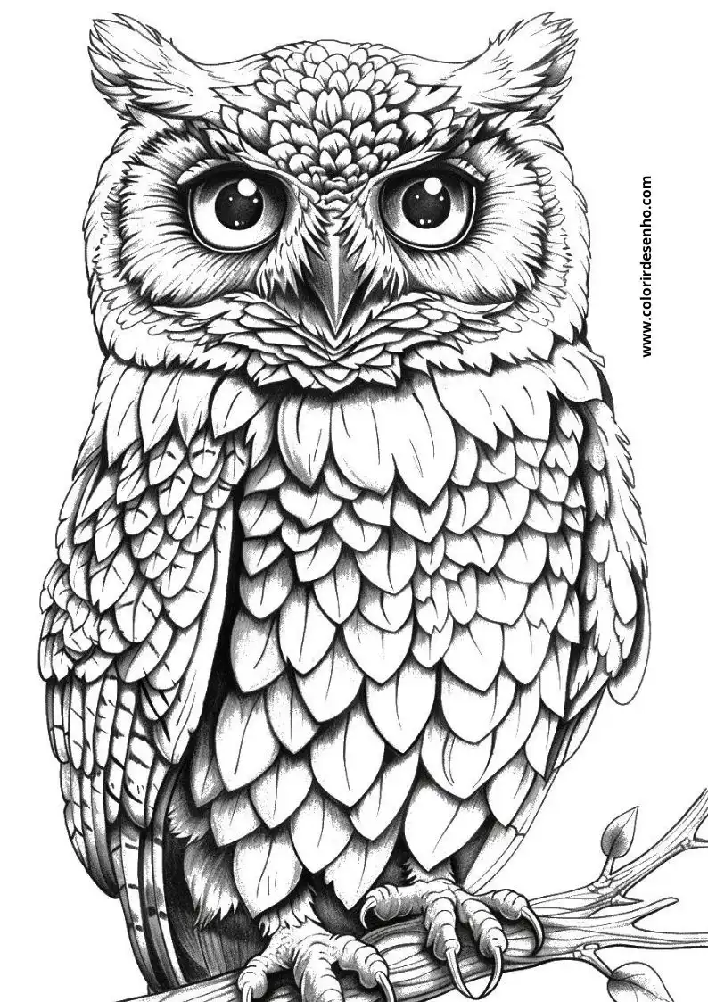 Owl Coloring Pages 59