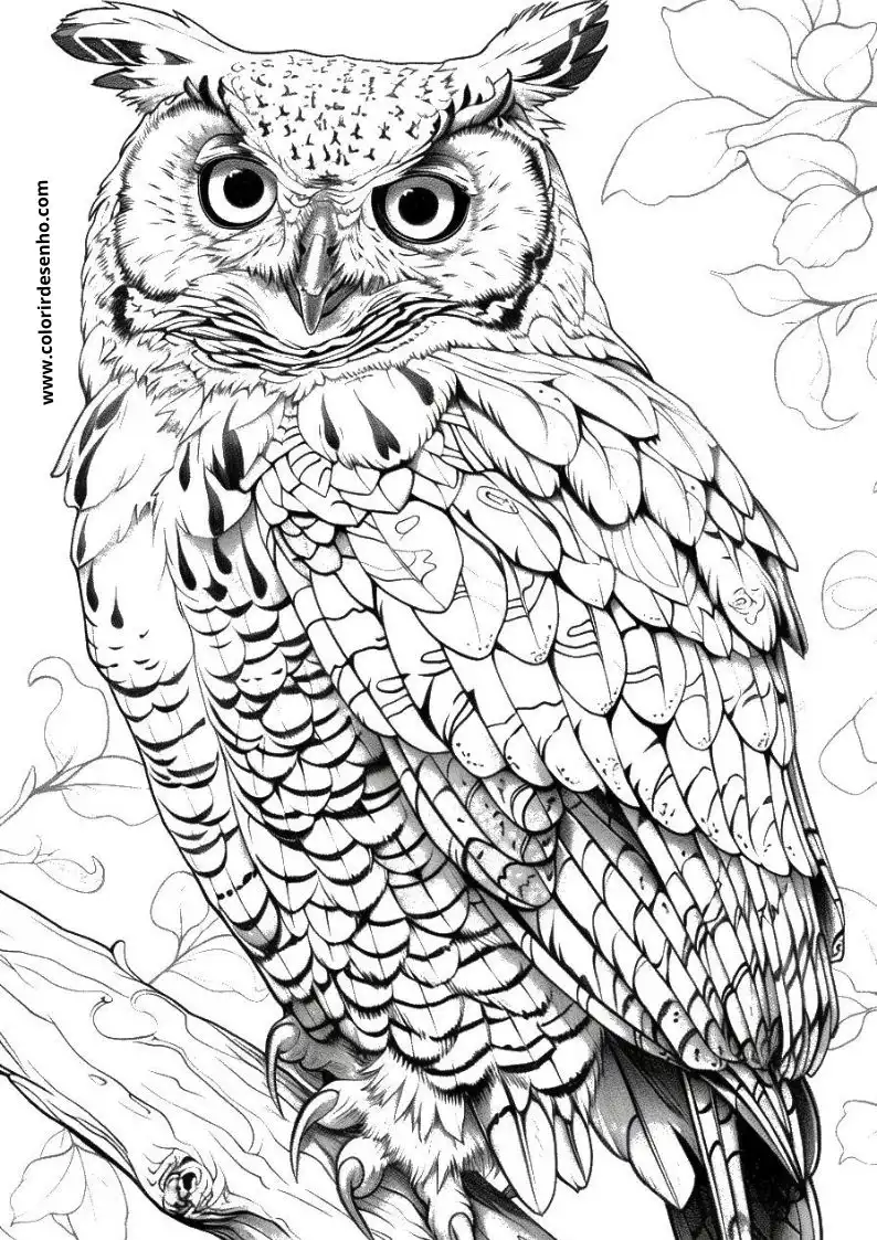 Owl Coloring Pages 61