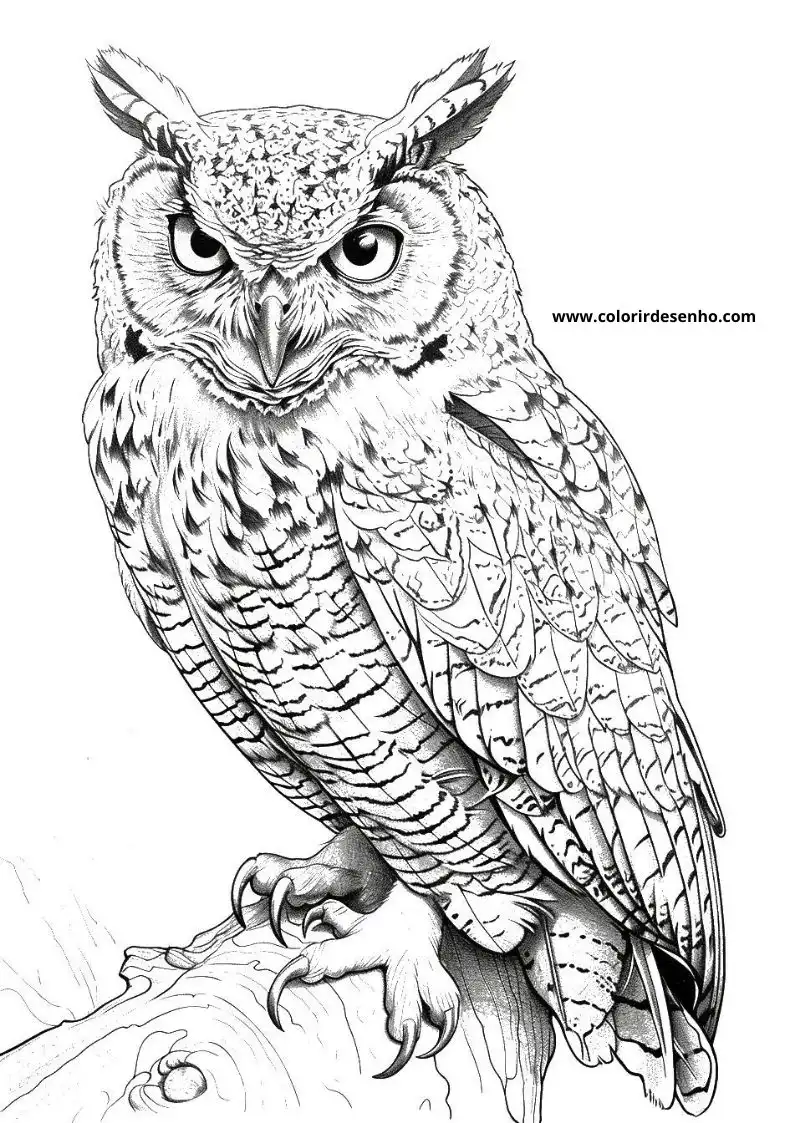 Owl Coloring Pages 68