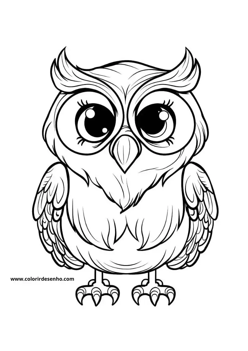 Owl Coloring Pages 69