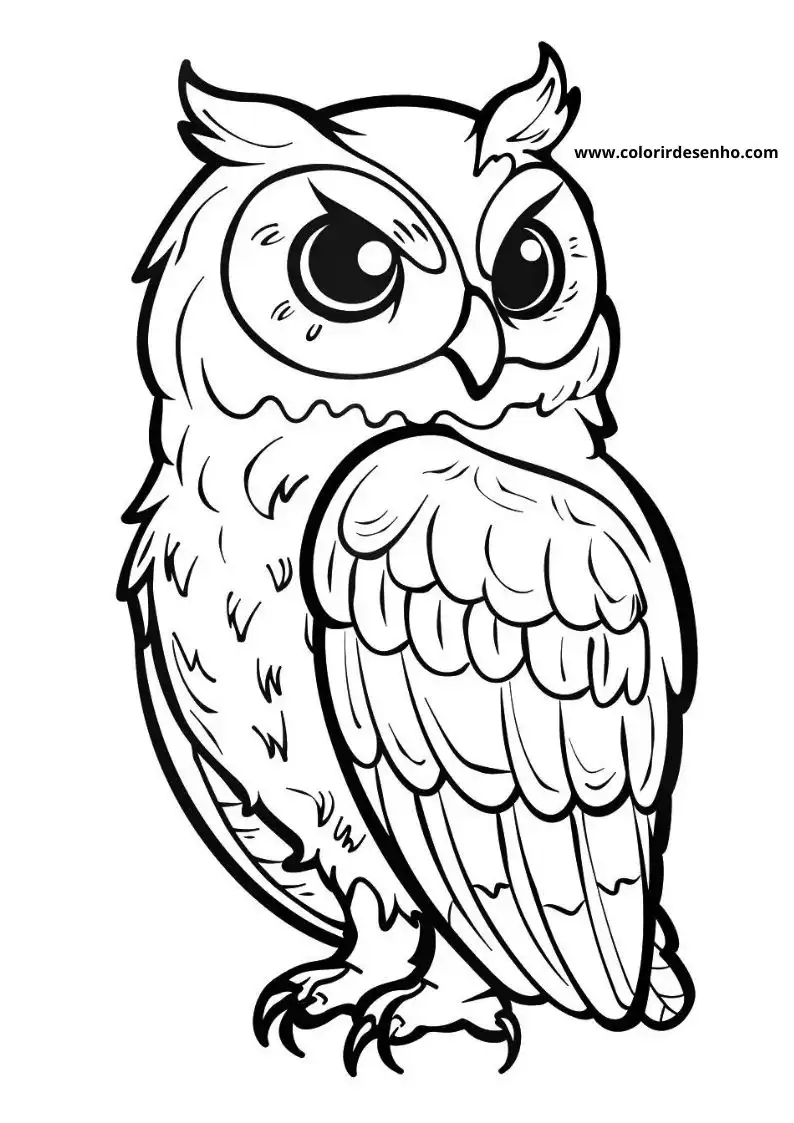 Owl Coloring Pages 70