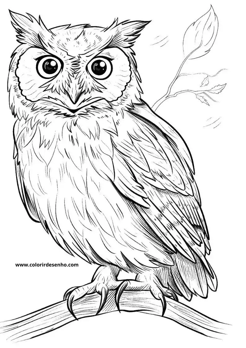 Owl Coloring Pages 72