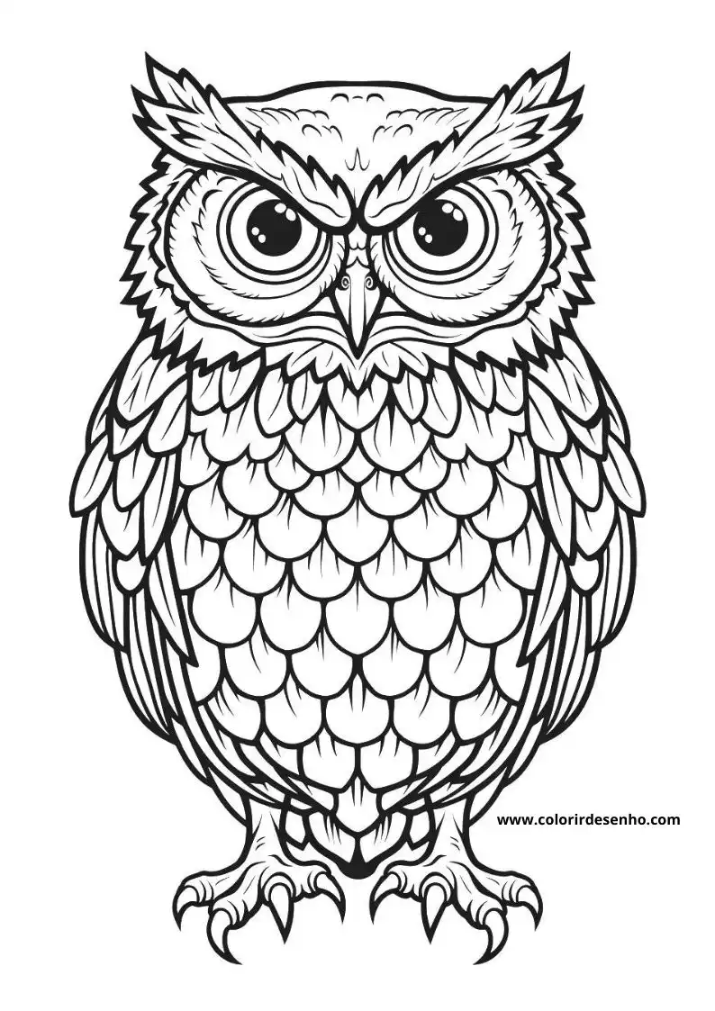 Owl Coloring Pages 78