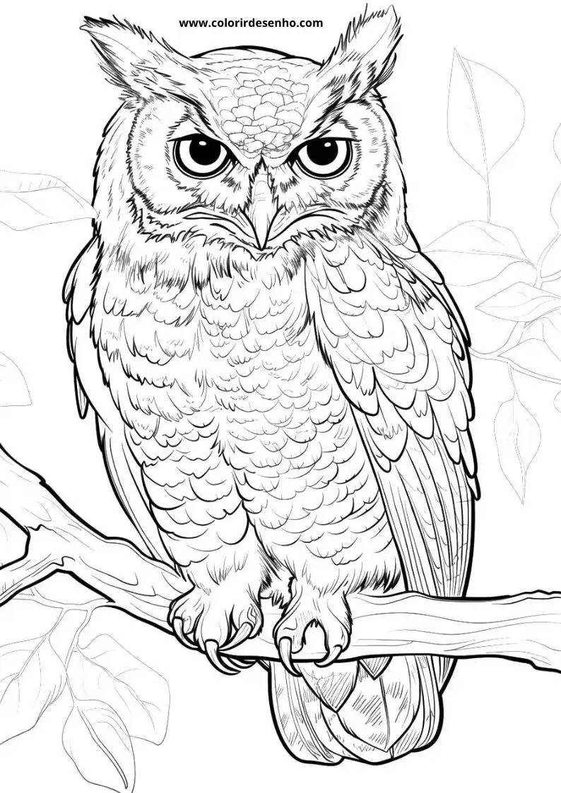 Owl Coloring Pages 81