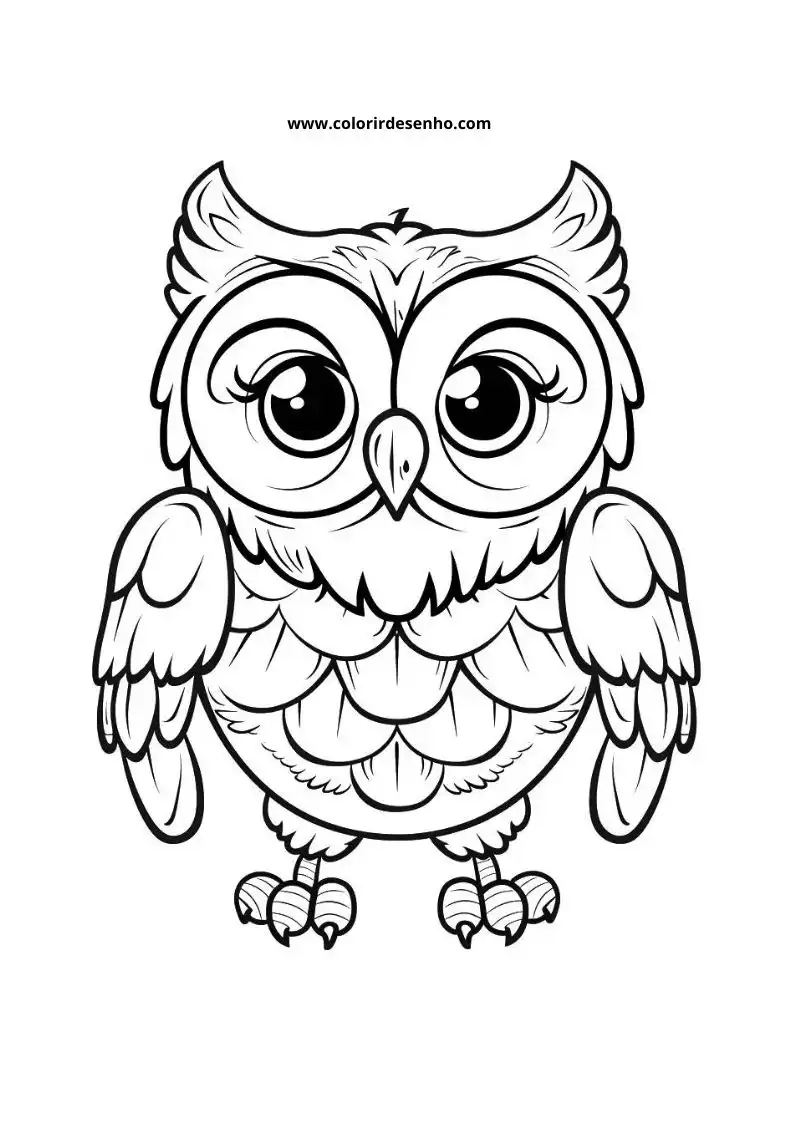 Owl Coloring Pages 88