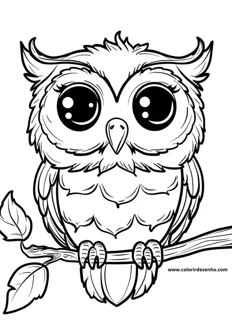 Owl Coloring Pages 91