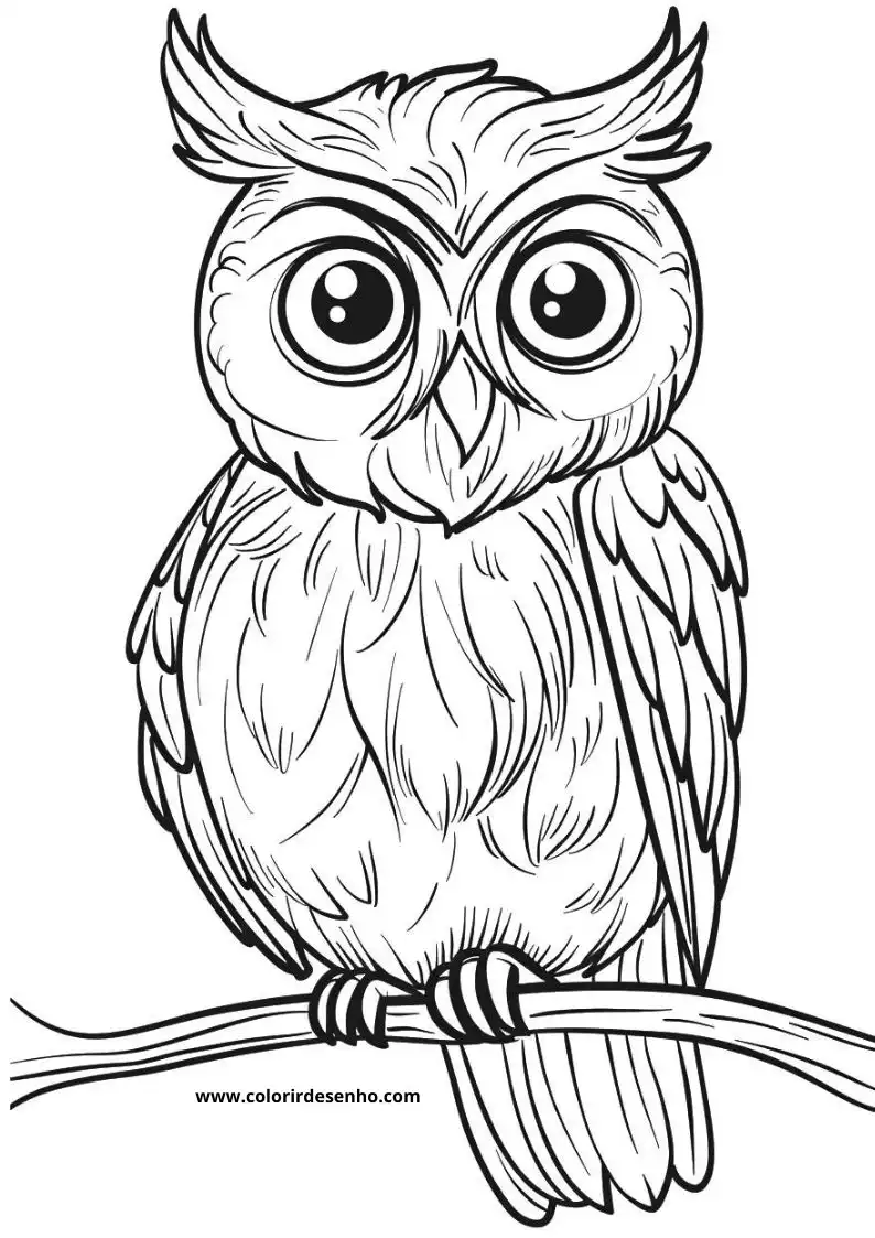 Owl Coloring Pages 93