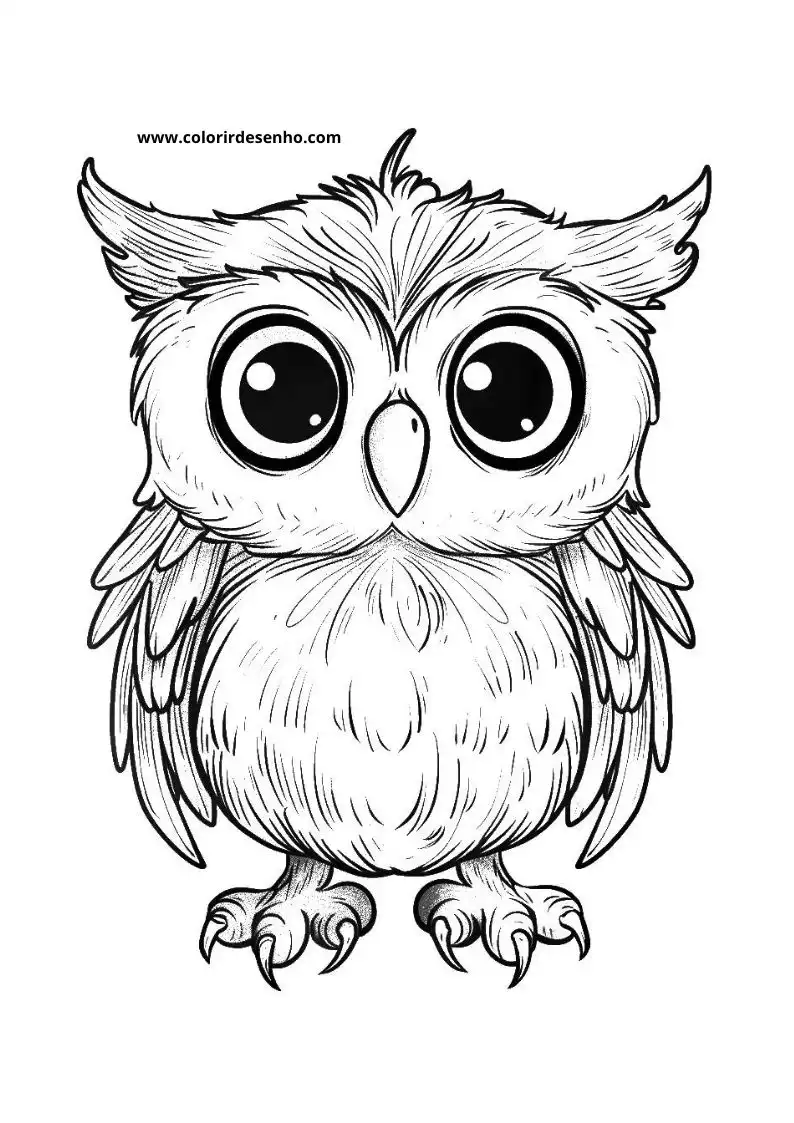 Owl Coloring Pages 94