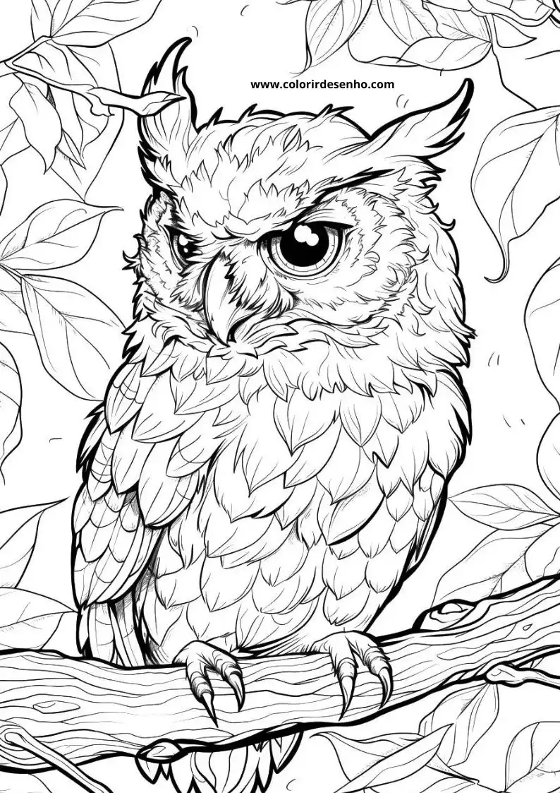 Owl Coloring Pages 97