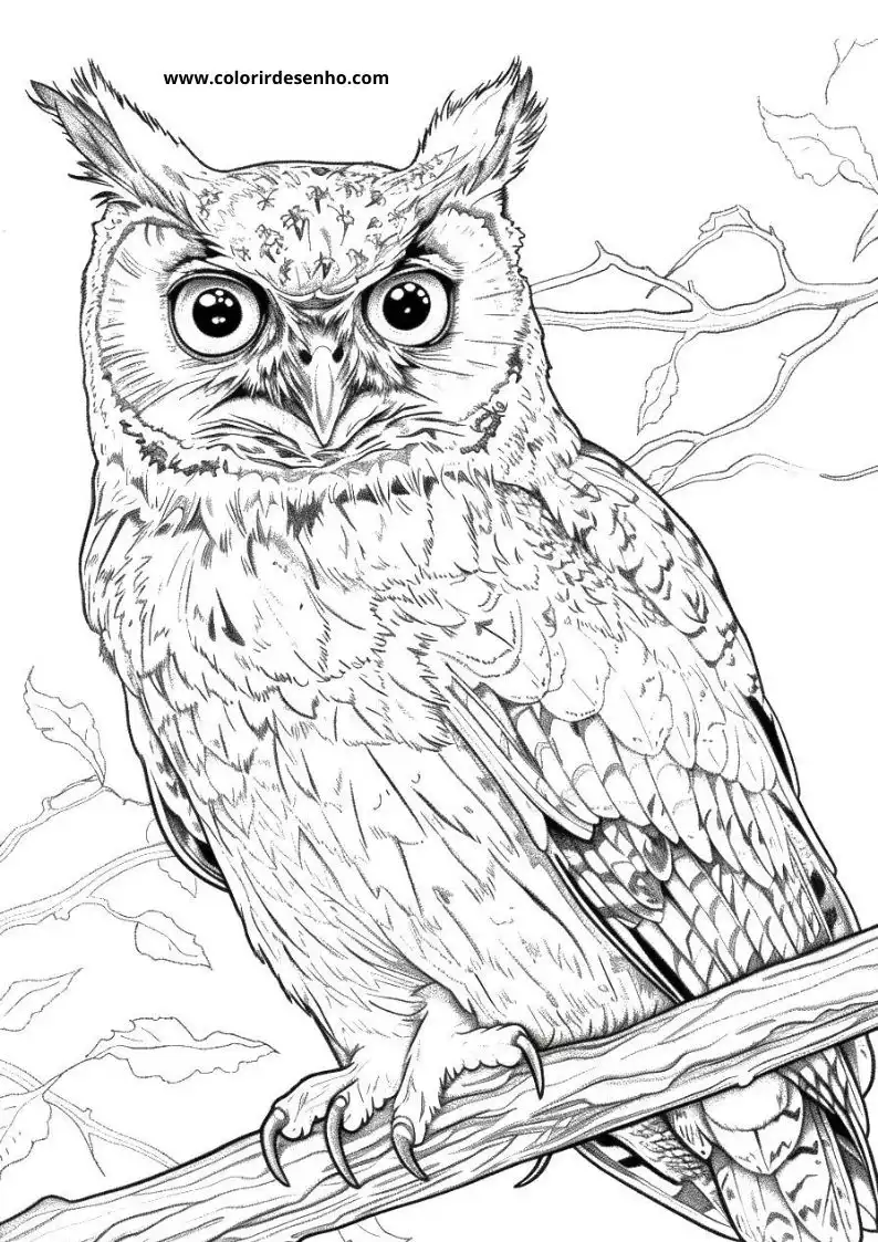 Owl Coloring Pages 98