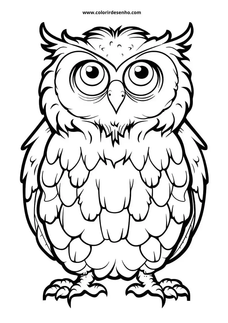 Printable Owl Coloring Pages 138