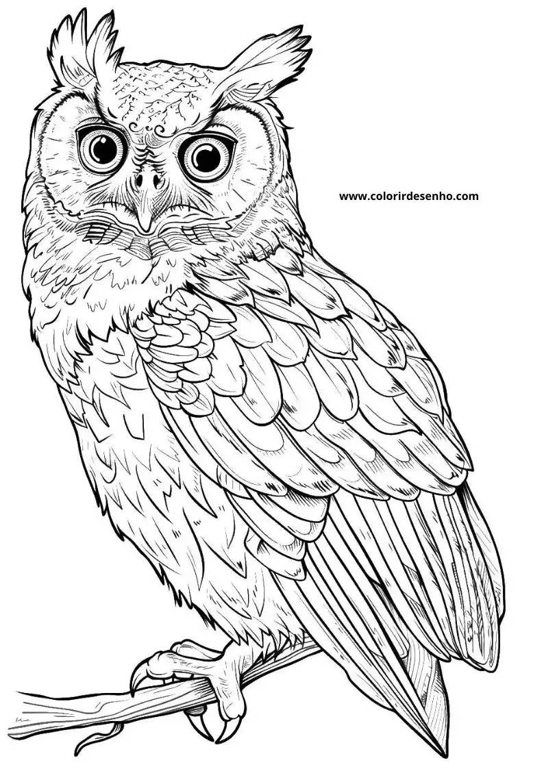 Printable Owl Coloring Pages 139