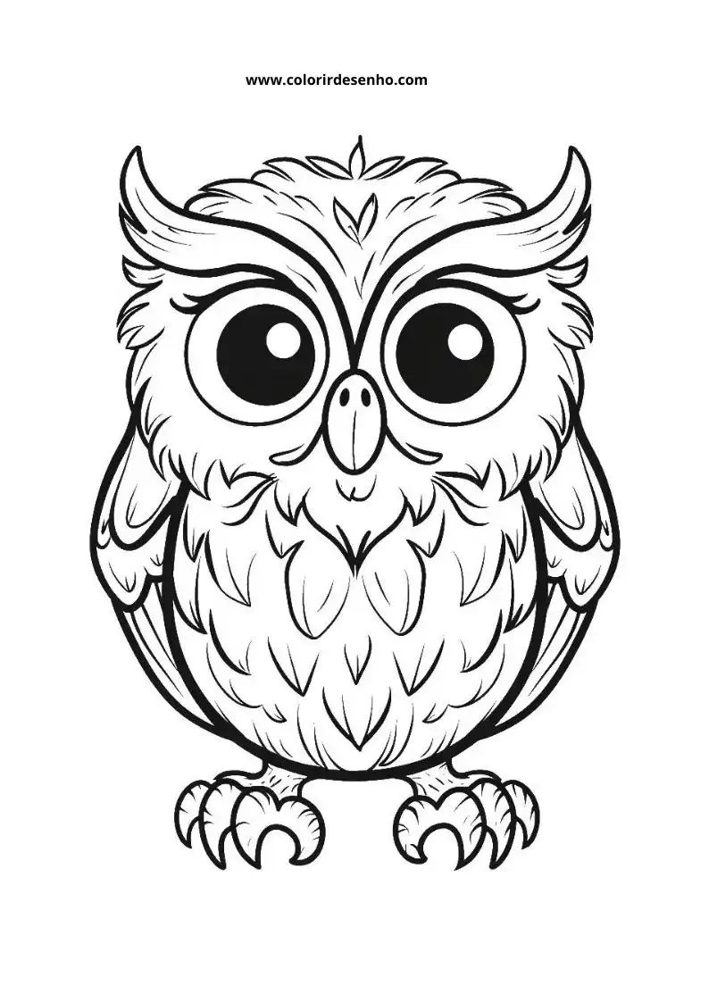 Printable Owl Coloring Pages 143