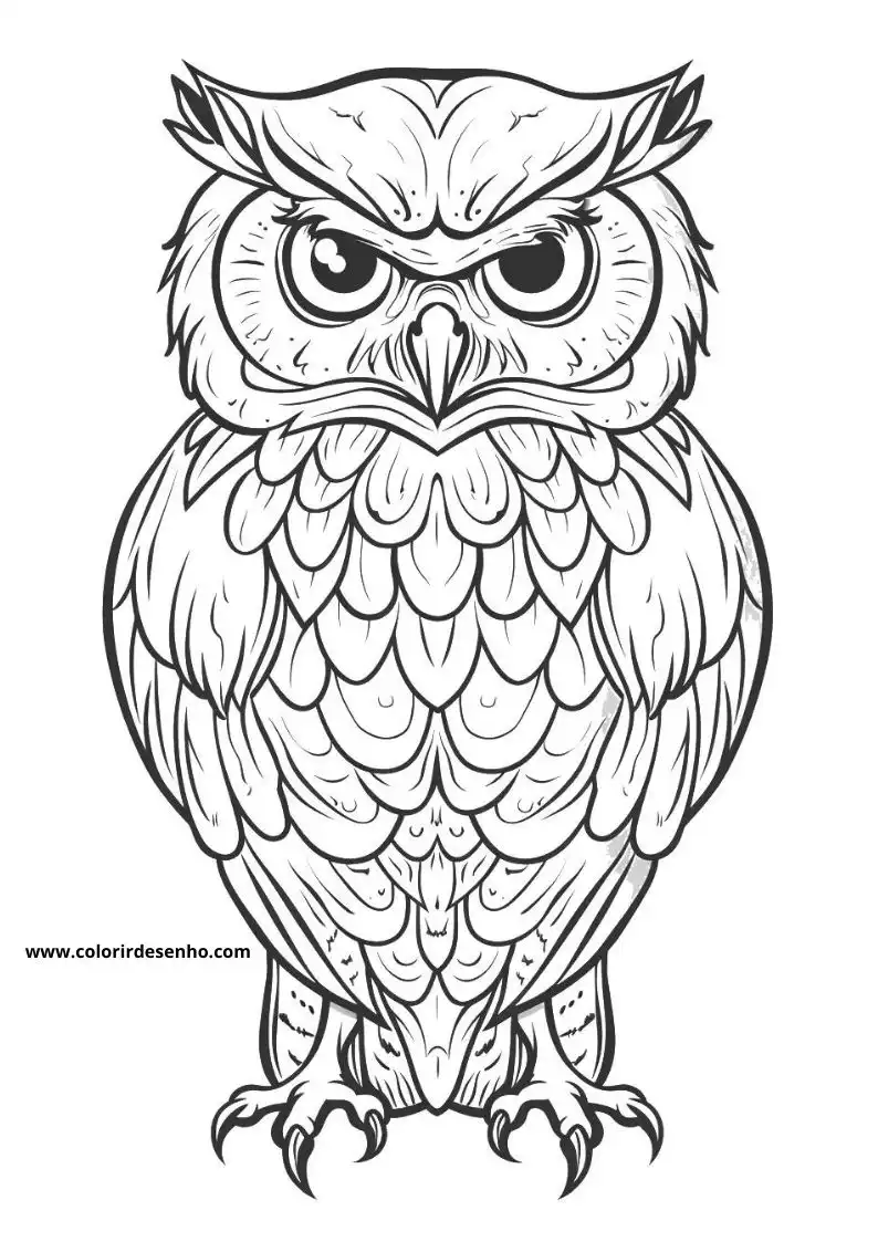 Printable Owl Coloring Pages 149