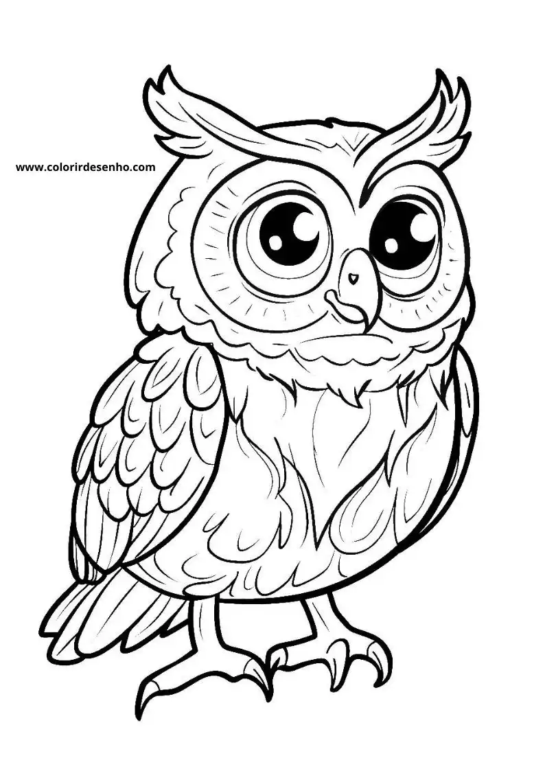 Printable Owl Coloring Pages 160