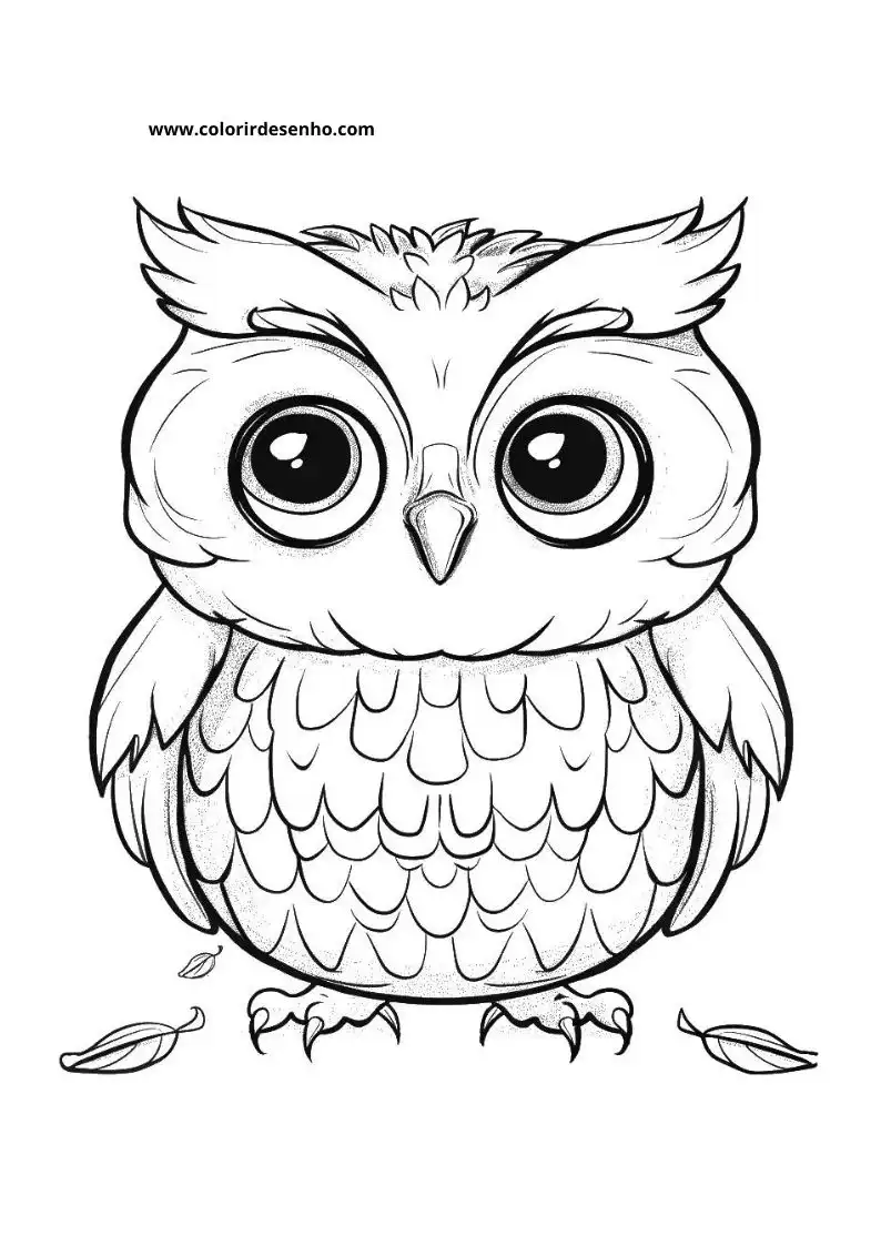 Printable Owl Coloring Pages 179