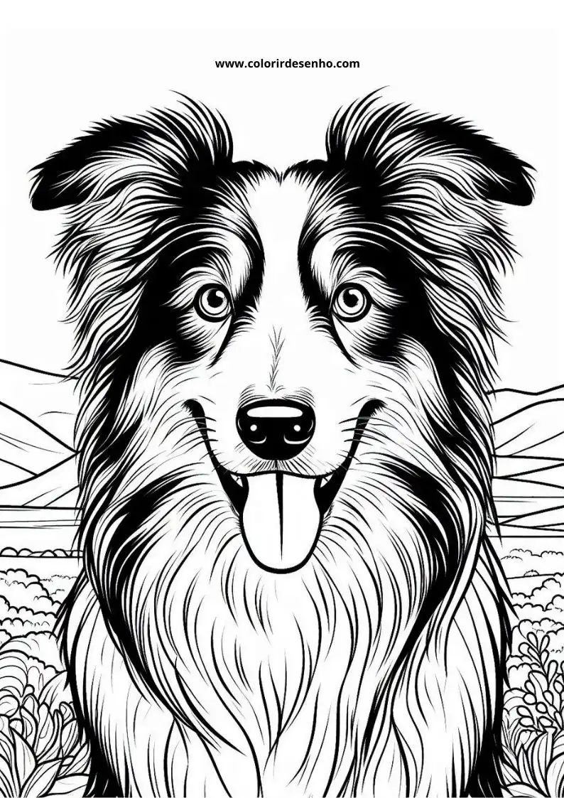 Dog and Puppy Coloring Pages 201