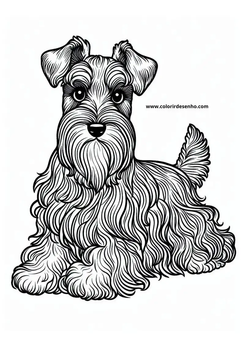 Dog and Puppy Coloring Pages 208