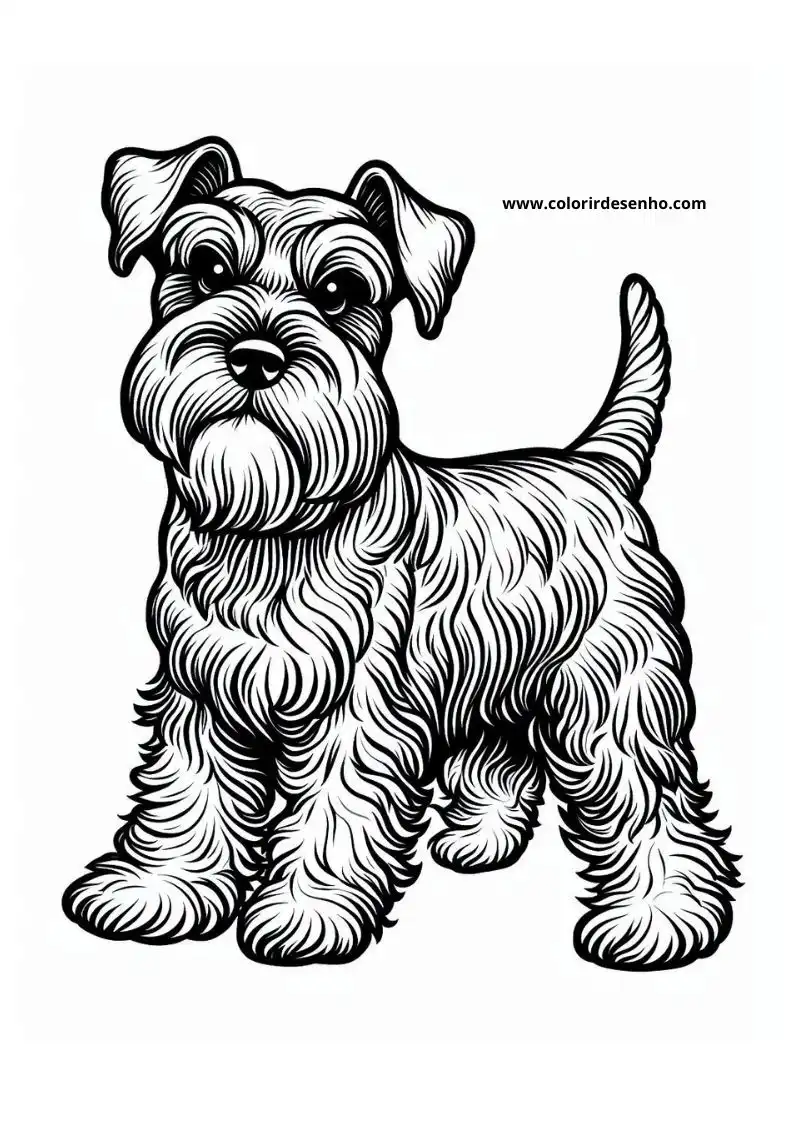 Dog and Puppy Coloring Pages 211