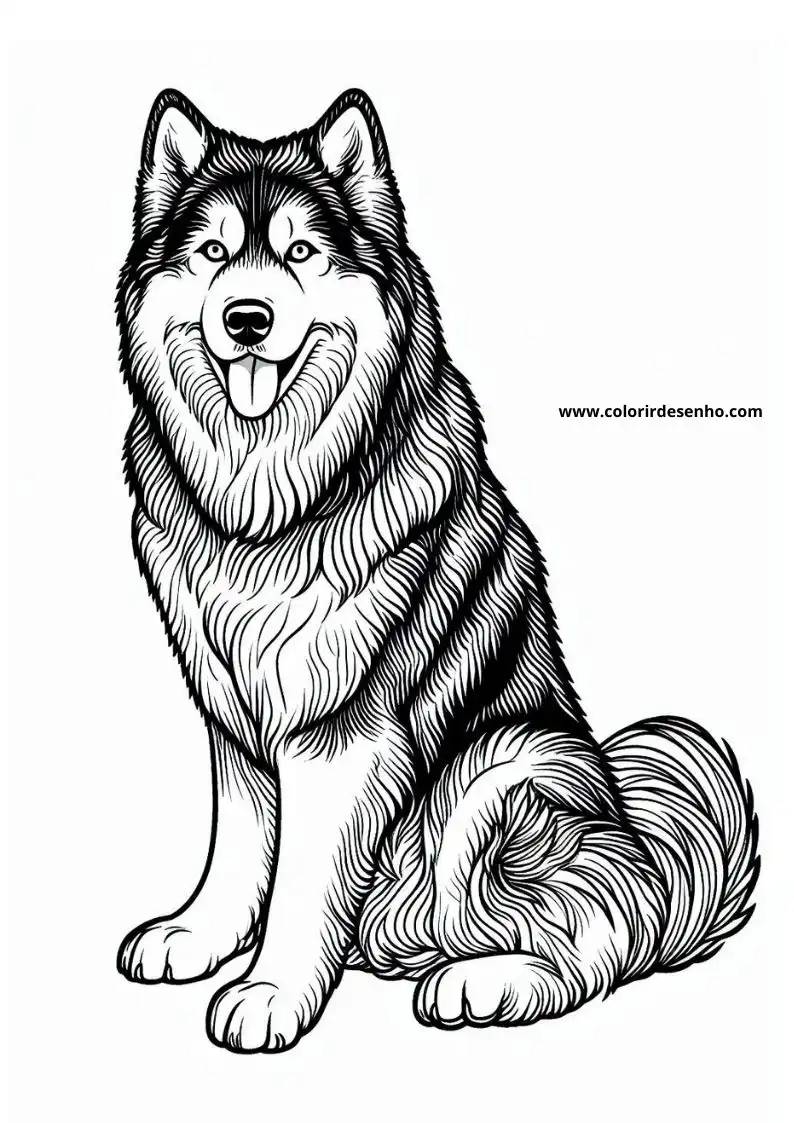 Dog and Puppy Coloring Pages 218