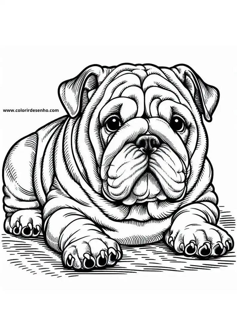 Dog and Puppy Coloring Pages 225